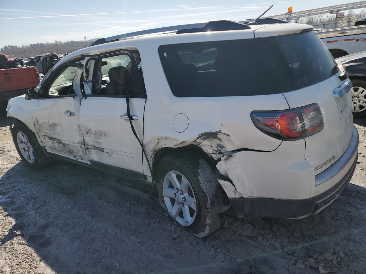 2013 GMC Acadia VIN 1GKKRNED1DJ151568 Copart auction photo, side / front end damage thumbnail 2