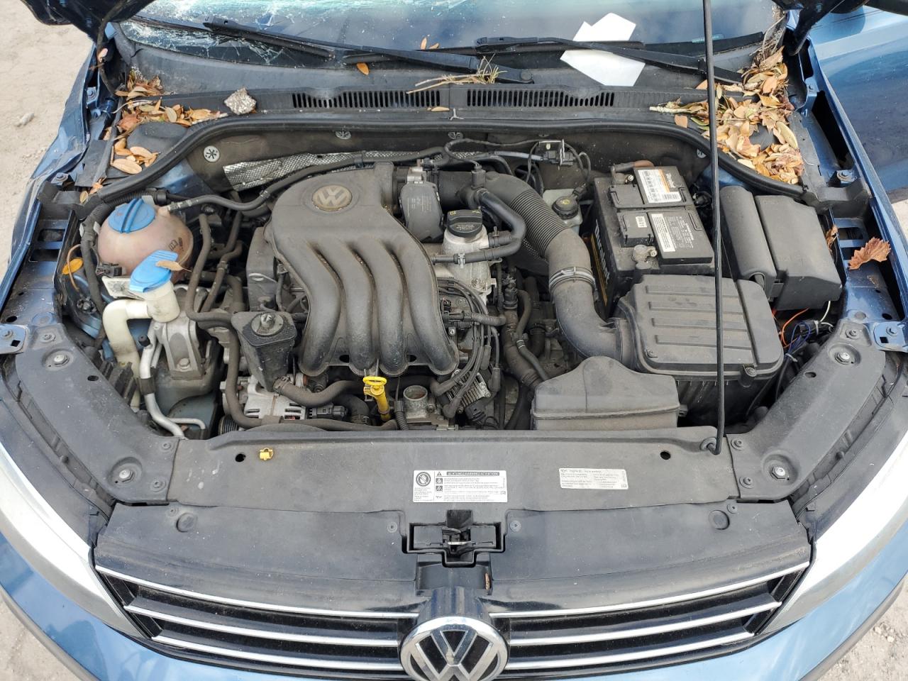 2015 Volkswagen Jetta VIN 3VW2K7AJ2FM265556 Copart auction photo, all over damage thumbnail 11