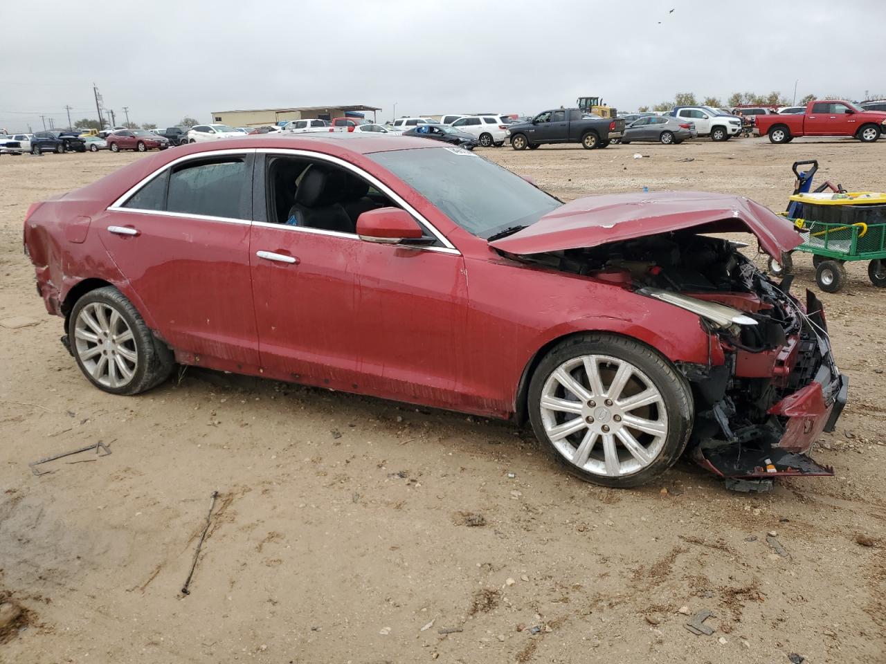 2016 Cadillac ATS VIN 1G6AH5RX9G0103246 Copart auction photo, all over damage thumbnail 4
