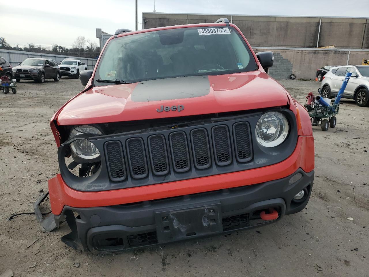 2015 Jeep Renegade VIN ZACCJBCT0FPB70301 Copart auction photo, front end / undercarriage damage thumbnail 5