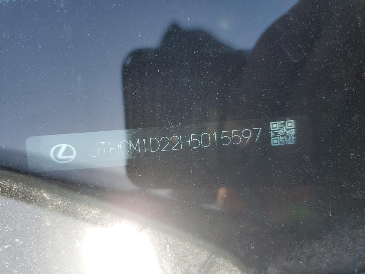 2017 Lexus IS VIN JTHCM1D22H5015597 Copart auction photo, side damage thumbnail 12
