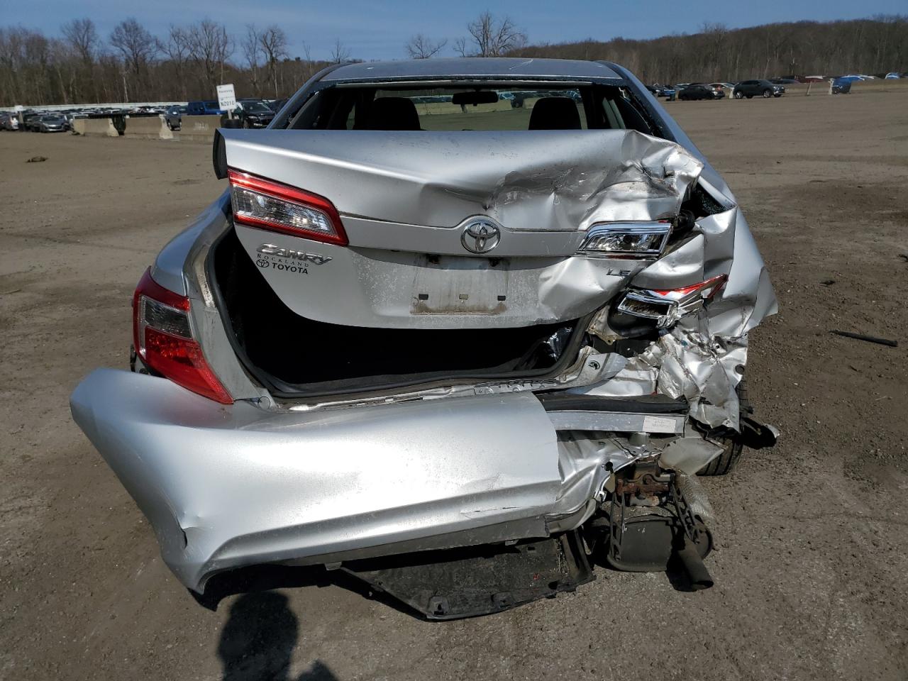2014 Toyota Camry VIN 4T1BF1FK9EU454930 Copart auction photo, rear end / minor dent/scratches damage thumbnail 6