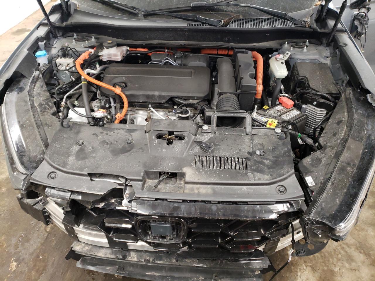2024 Honda CR-V VIN 7FARS6H59RE010923 Copart auction photo, front end / top/roof damage thumbnail 12
