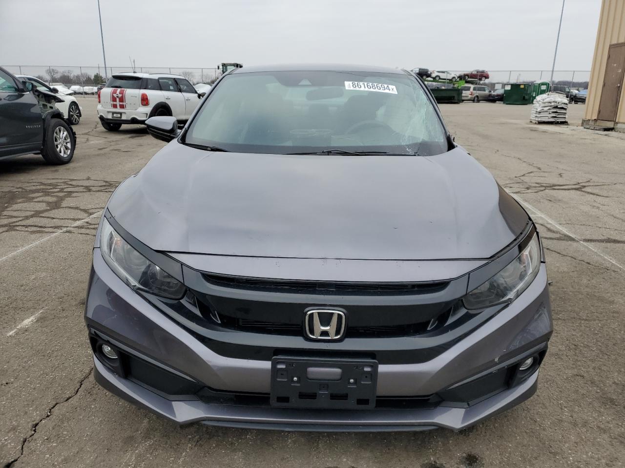 2020 Honda Civic VIN 2HGFC4B89LH302139 Copart auction photo, all over damage thumbnail 5