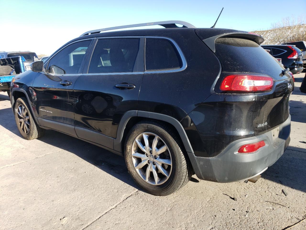 2014 Jeep Grand Cherokee VIN 1C4PJMDS5EW129189 Copart auction photo, rear end / side damage thumbnail 2