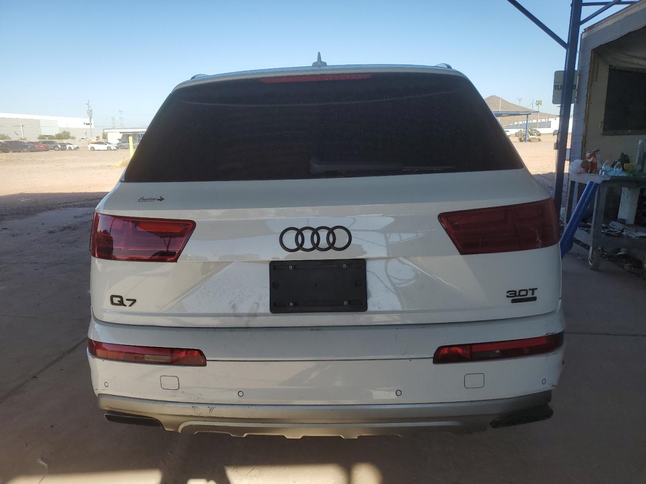 2017 Audi Q7 VIN WA1VAAF72HD023792 Copart auction photo, front end / rear end damage thumbnail 6
