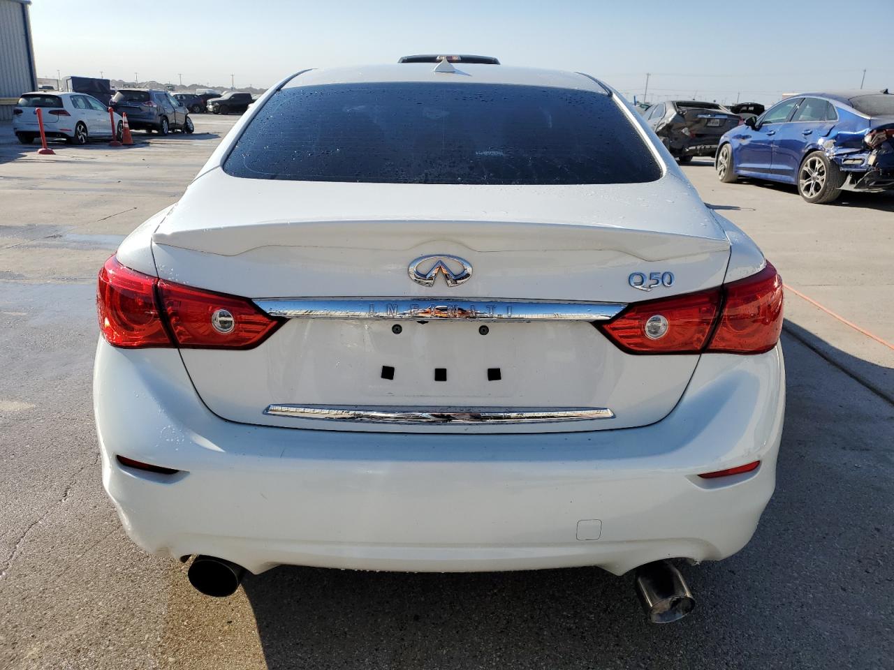 2017 Infiniti Q50 VIN JN1EV7APXHM731778 Copart auction photo, front end / minor dent/scratches damage thumbnail 6