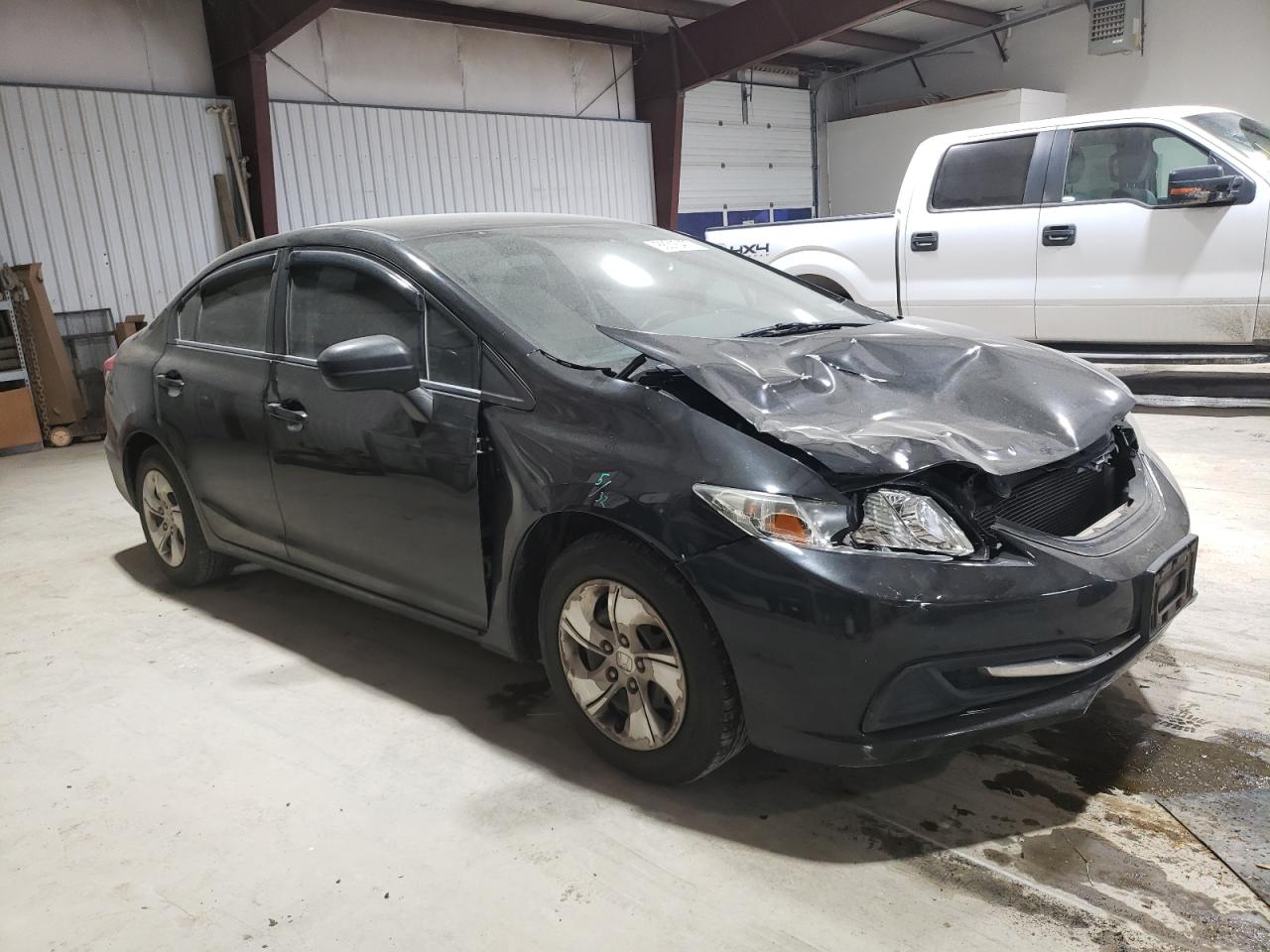2014 Honda Civic VIN 2HGFB2F54EH520693 Copart auction photo, front end damage thumbnail 4