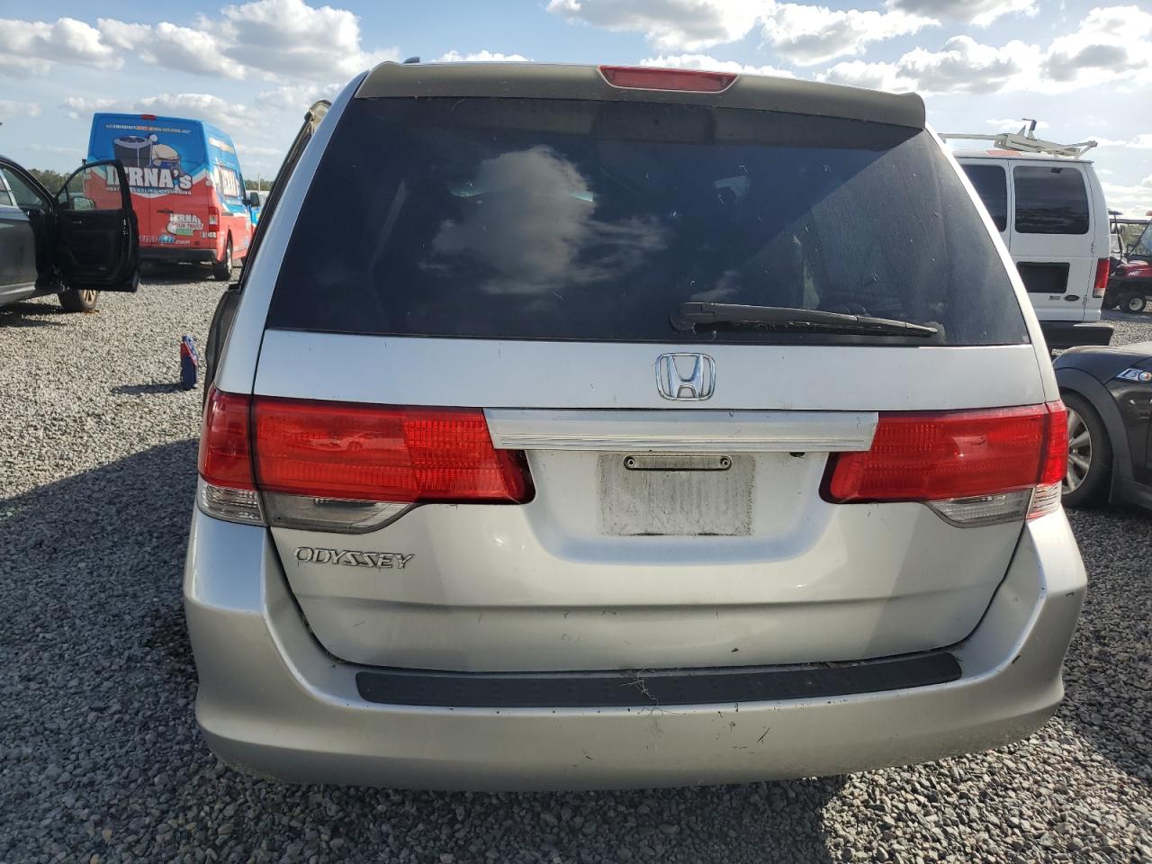 2008 Honda Odyssey VIN 5FNRL387X8B035532 Copart auction photo, front end damage thumbnail 6