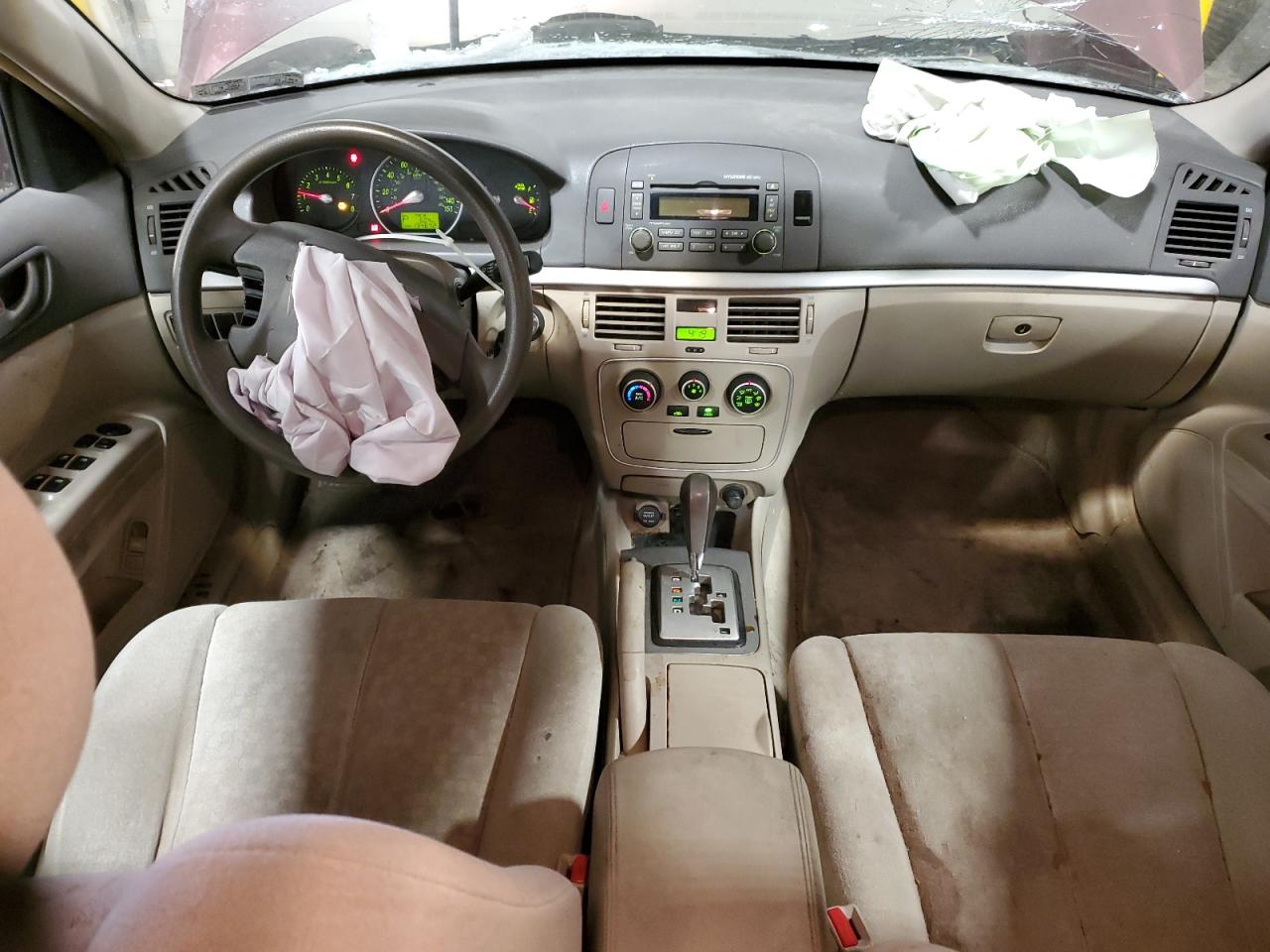 2007 Hyundai Sonata VIN 5NPET46C77H251603 Copart auction photo, front end damage thumbnail 8