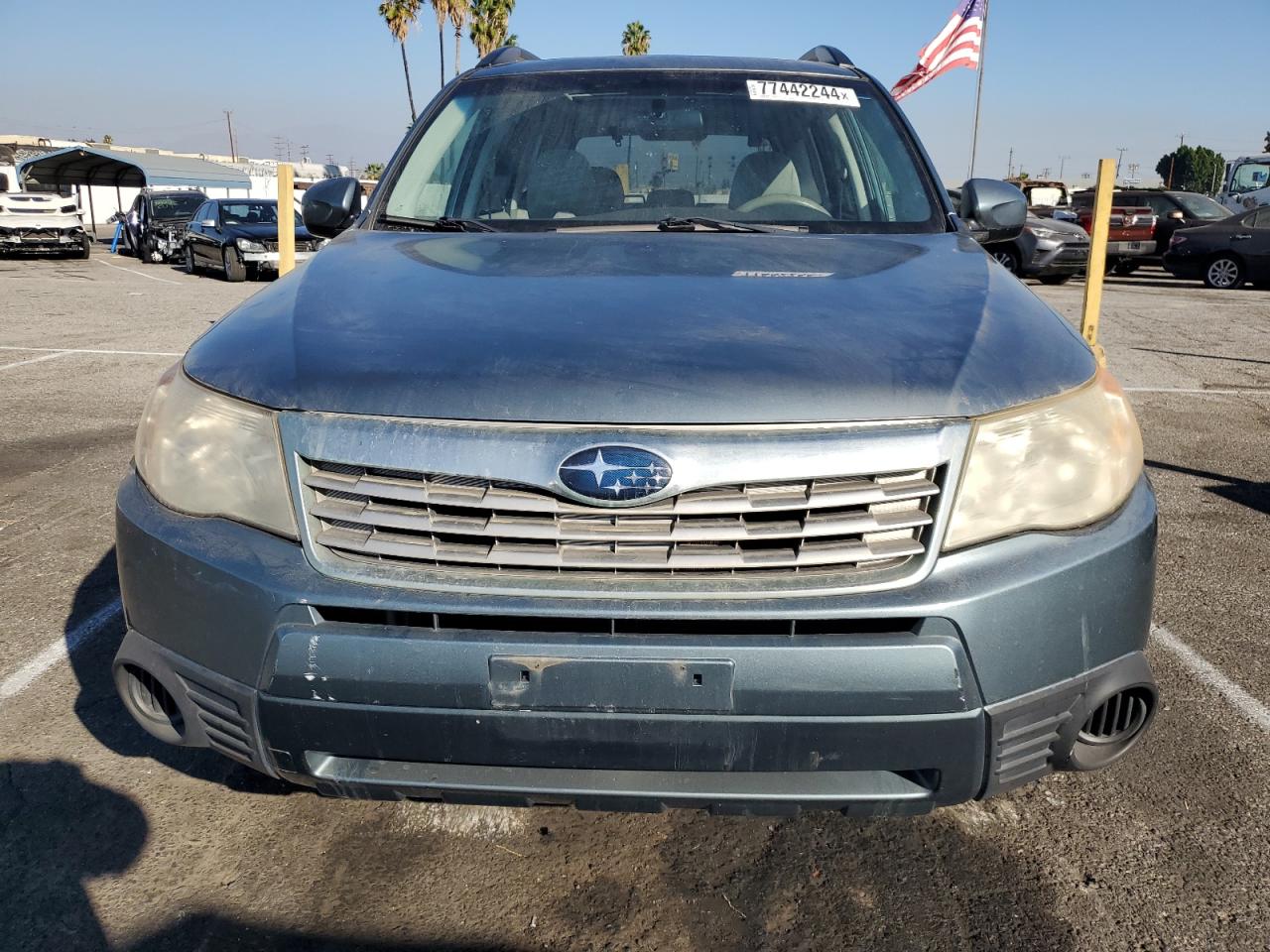 2010 Subaru Forester VIN JF2SH6CCXAH761388 Copart auction photo, rear end / minor dent/scratches damage thumbnail 5