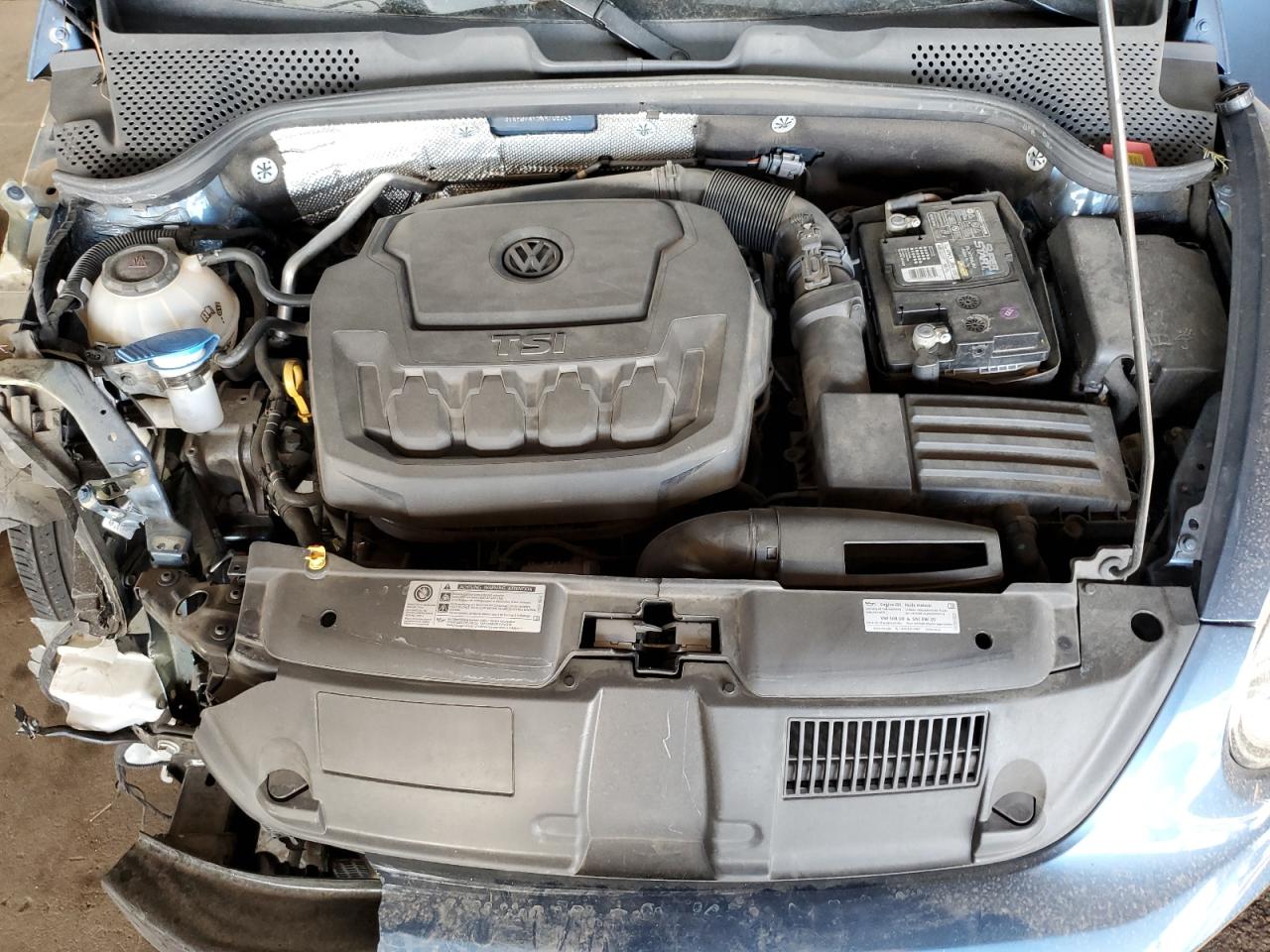 2019 Volkswagen Beetle VIN 3VWFD7AT5KM709245 Copart auction photo, front end damage thumbnail 12