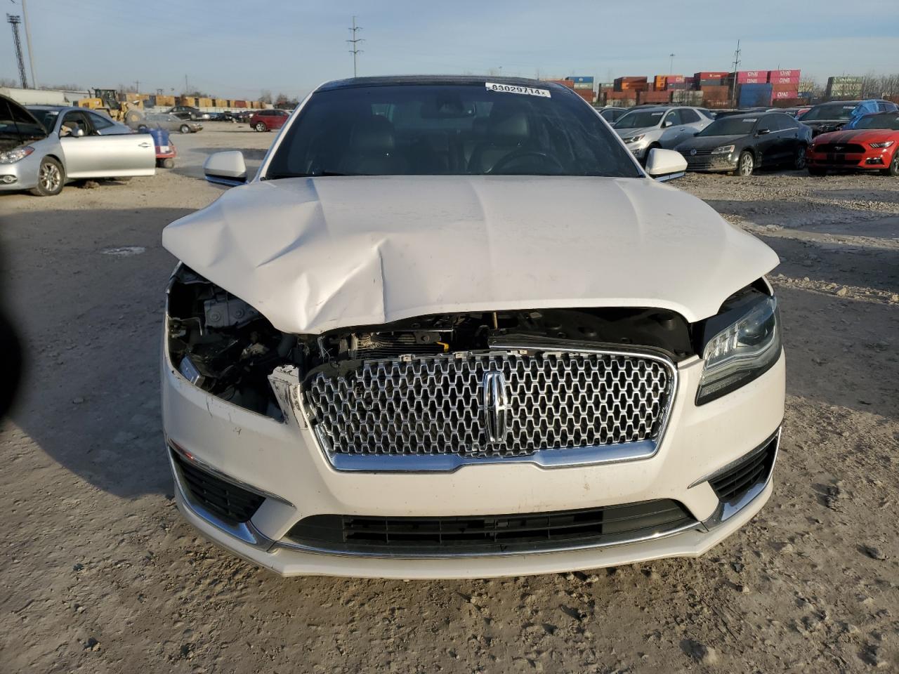 2017 Lincoln MKZ VIN 3LN6L5FC7HR622439 Copart auction photo, front end damage thumbnail 5