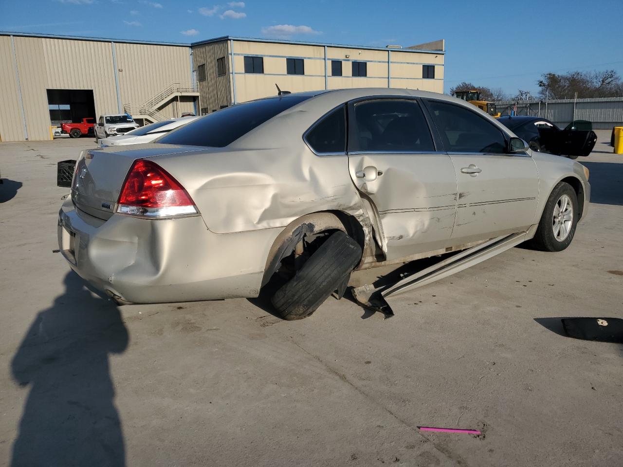 2012 Chevrolet Impala VIN 2G1WA5E34C1174095 Copart auction photo, side / hail damage thumbnail 3