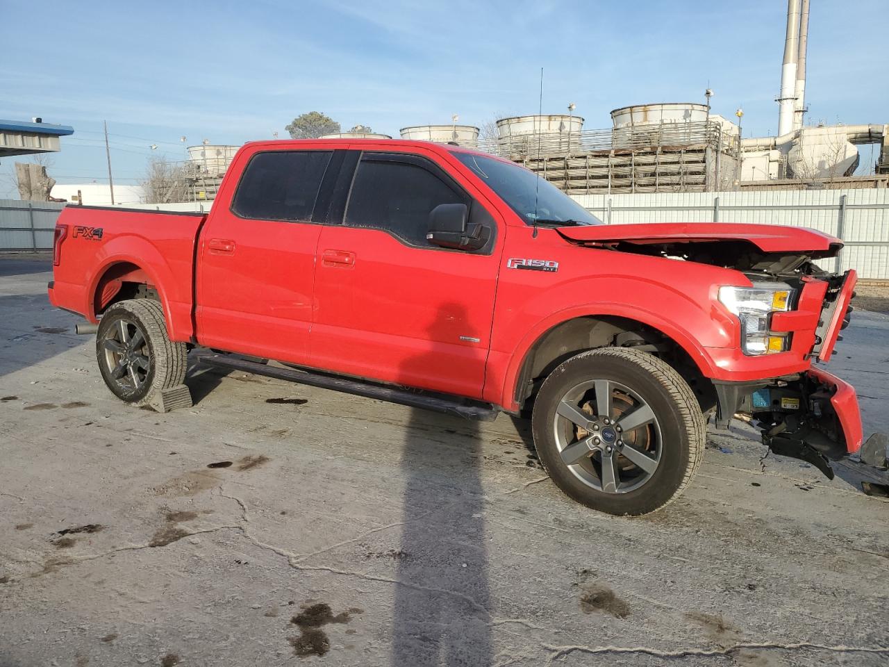 2016 Ford F-150 VIN 1FTEW1EG5GKF66184 Copart auction photo, front end / undercarriage damage thumbnail 4