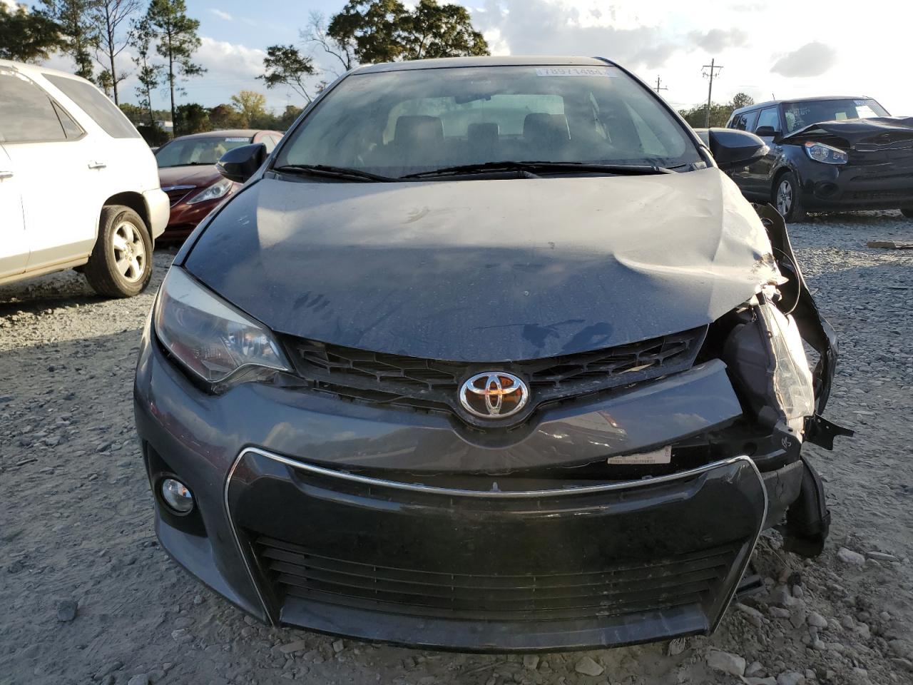 2015 Toyota Corolla VIN 2T1BURHE4FC423020 Copart auction photo, front end / mechanical damage thumbnail 5