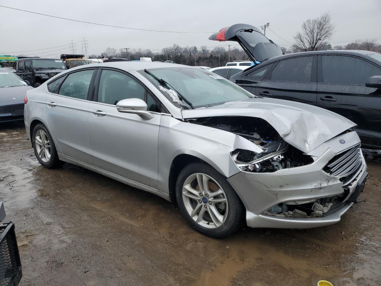 2018 Ford Fusion VIN 3FA6P0H79JR270777 Copart auction photo, front end damage thumbnail 4