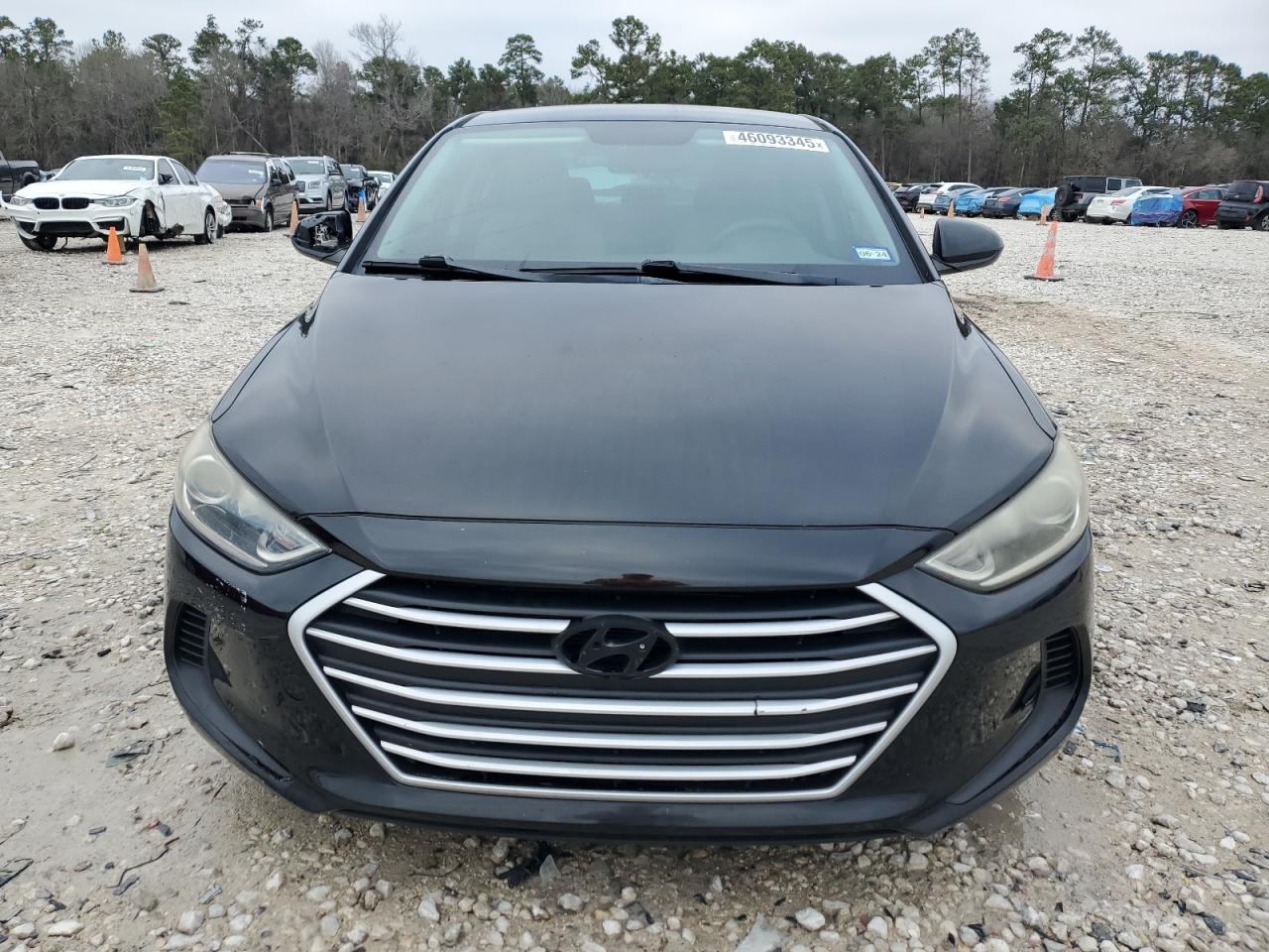 2017 Hyundai Elantra VIN KMHD84LF6HU059670 Copart auction photo, rear end / side damage thumbnail 5