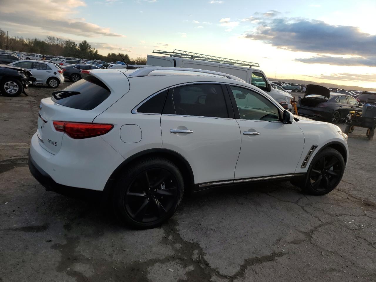 2011 Infiniti FX VIN JN8BS1MW1BM170035 Copart auction photo, side damage thumbnail 3