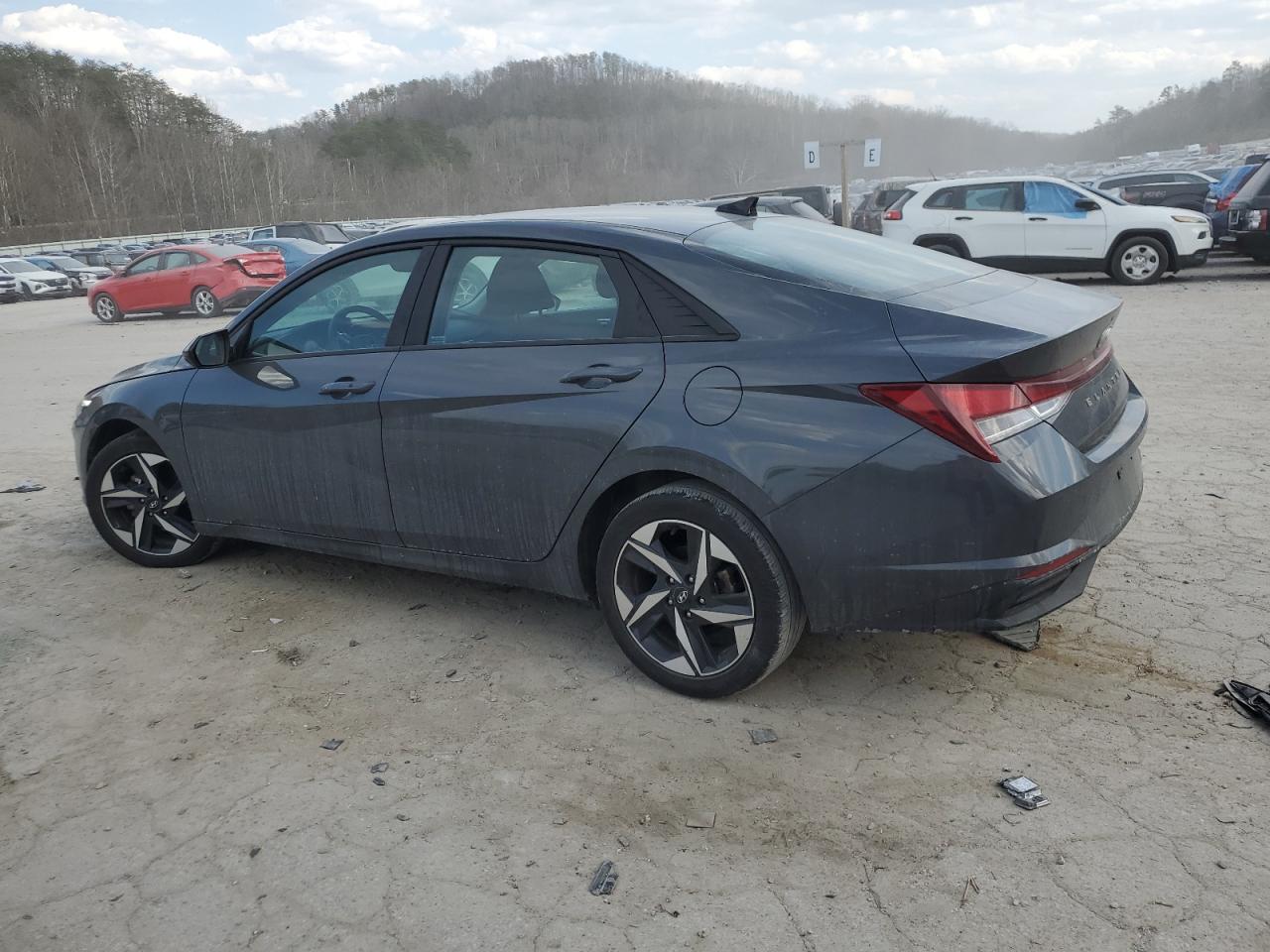 2023 Hyundai Elantra VIN KMHLS4AG3PU630894 Copart auction photo, front end / side damage thumbnail 2
