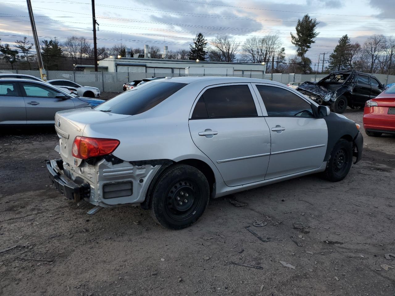 2010 Toyota Corolla VIN 1NXBU4EE2AZ372289 Copart auction photo, rear end / side damage thumbnail 3