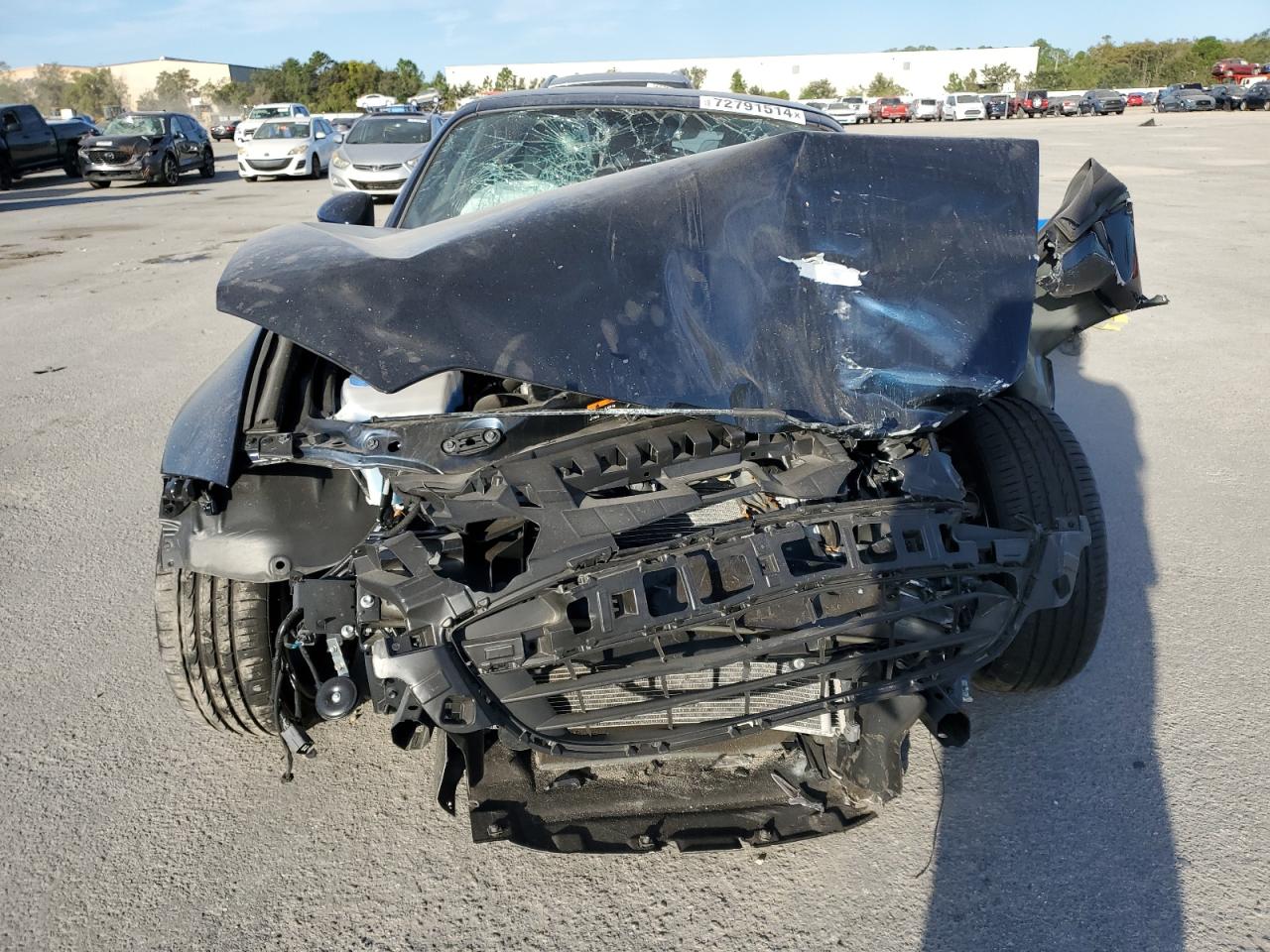 2021 Mazda MX-5 VIN JM1NDAM71M0451645 Copart auction photo, front end / side damage thumbnail 5
