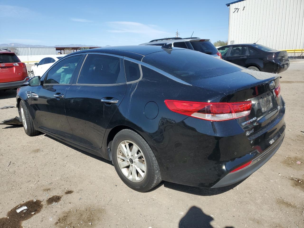 2017 KIA Optima VIN 5XXGT4L31HG134707 Copart auction photo, front end / frame damage damage thumbnail 2