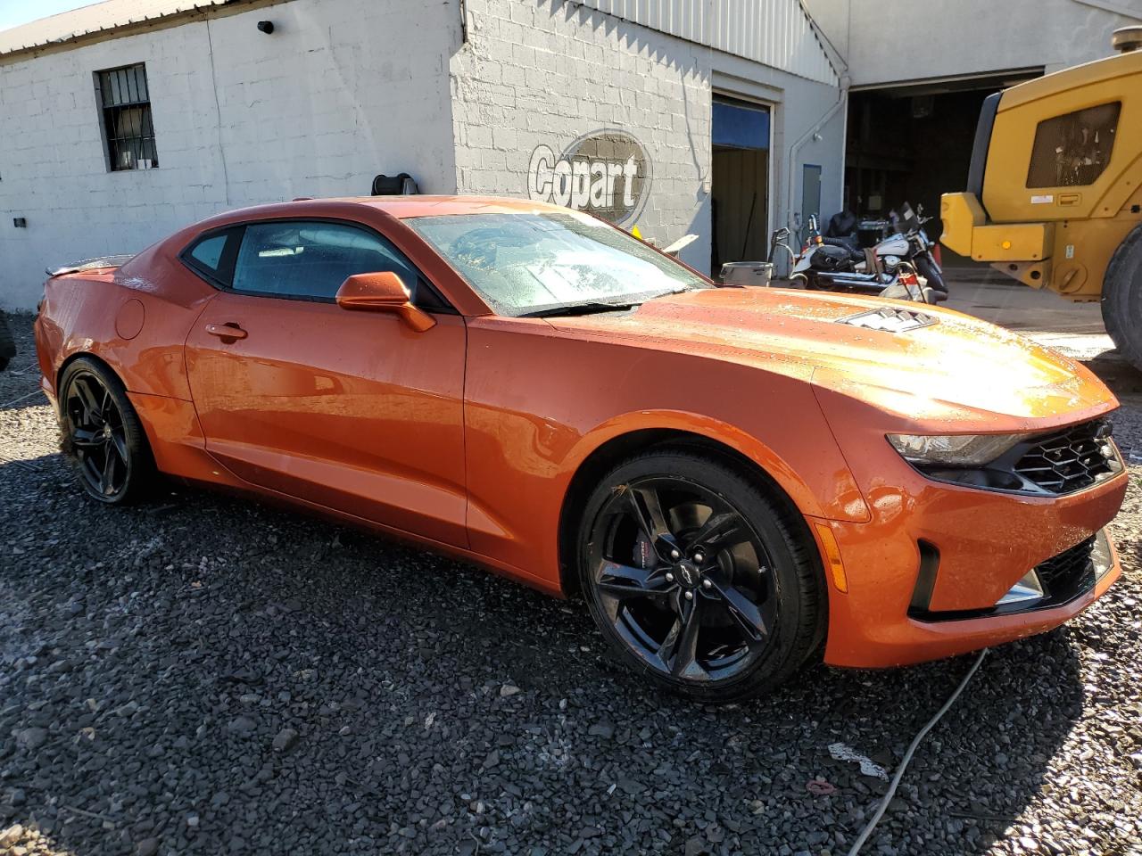 2022 Chevrolet Camaro VIN 1G1FE1R73N0103351 Copart auction photo, rear end / side damage thumbnail 4