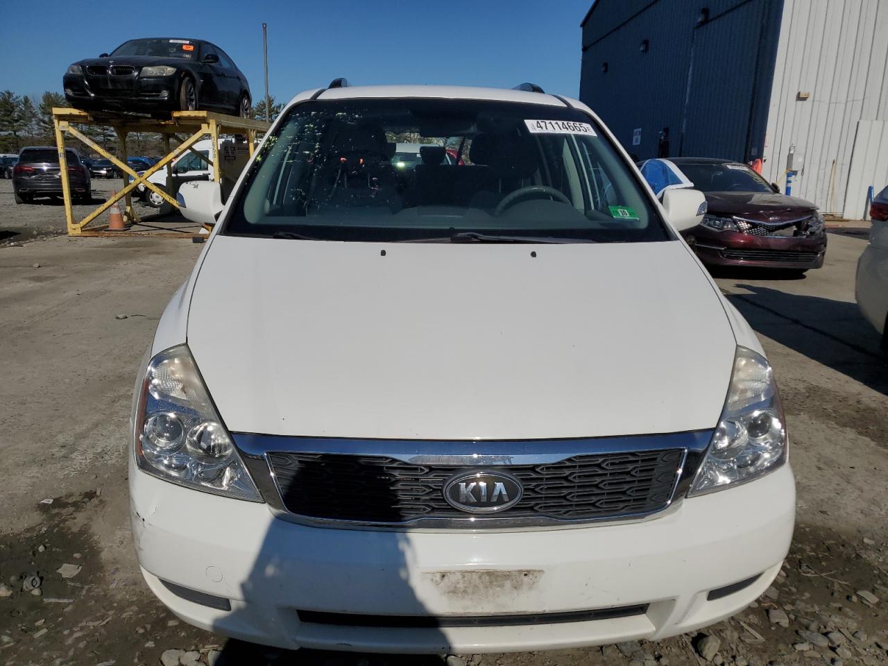 2012 KIA Sedona VIN KNDMG4C72C6496272 Copart auction photo, rear end / front end damage thumbnail 5