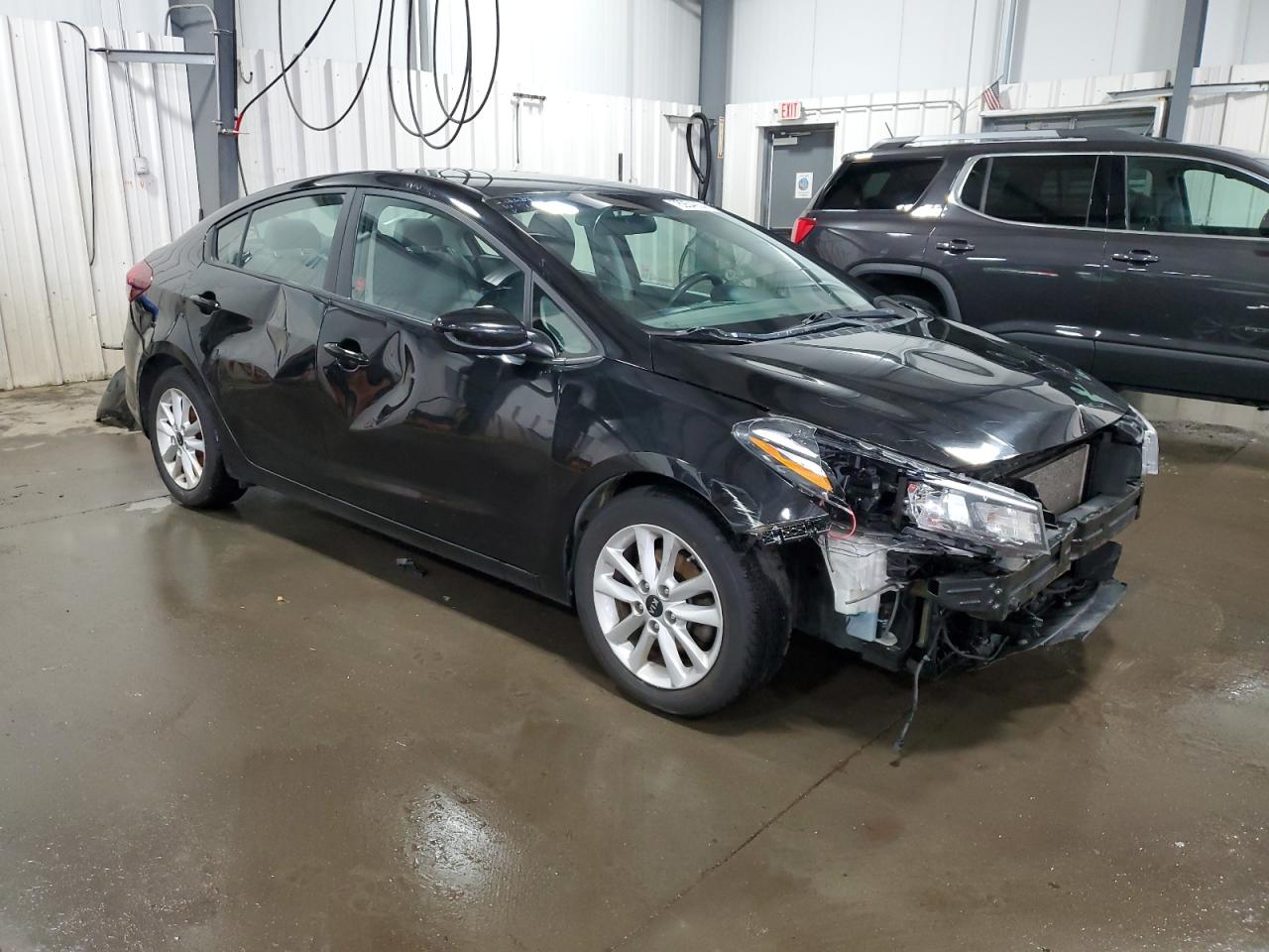 2017 KIA Forte VIN 3KPFL4A7XHE013717 Copart auction photo, all over damage thumbnail 4