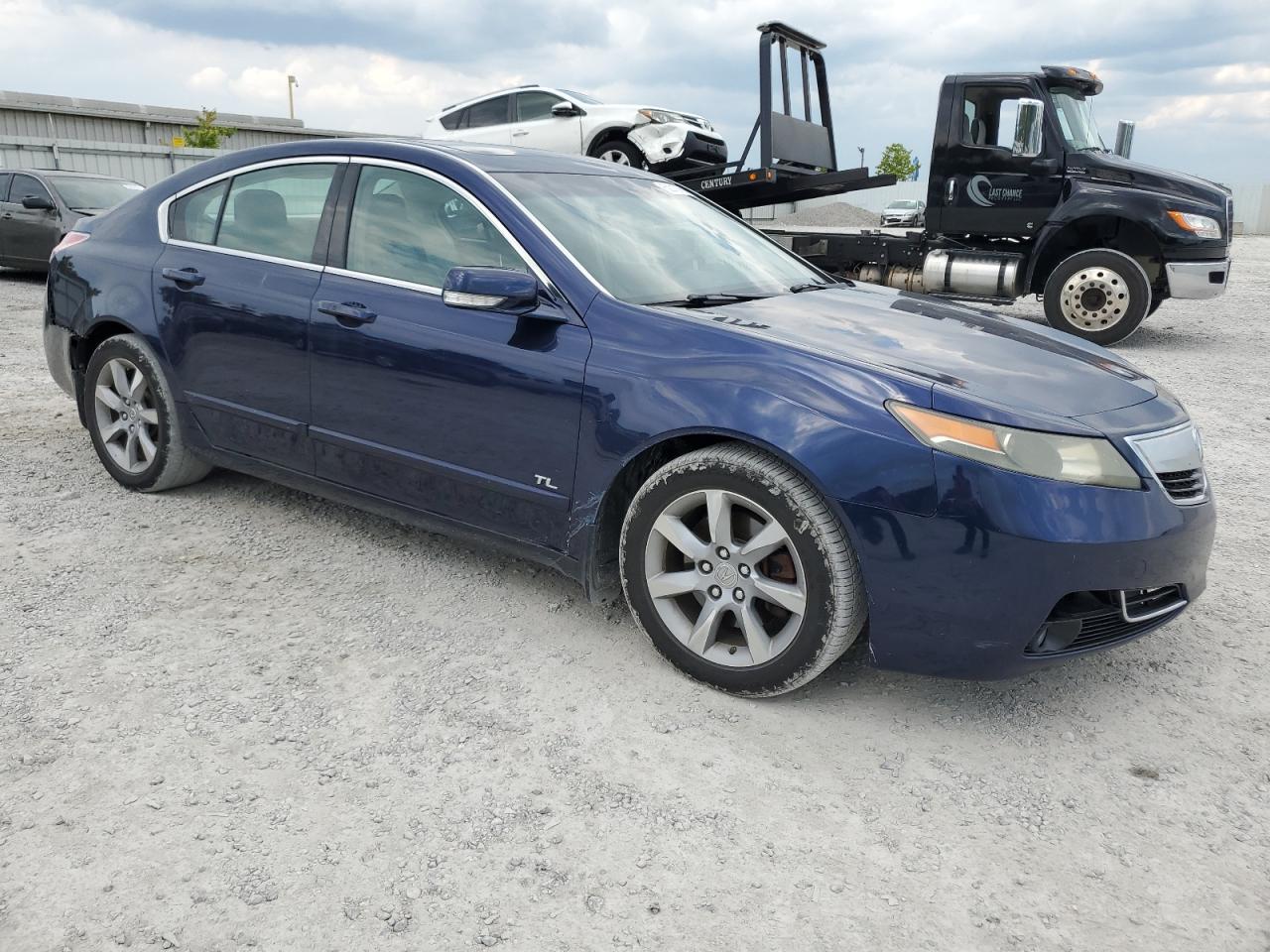 2013 Acura TL VIN 19UUA8F58DA004475 Copart auction photo, rear end damage thumbnail 4