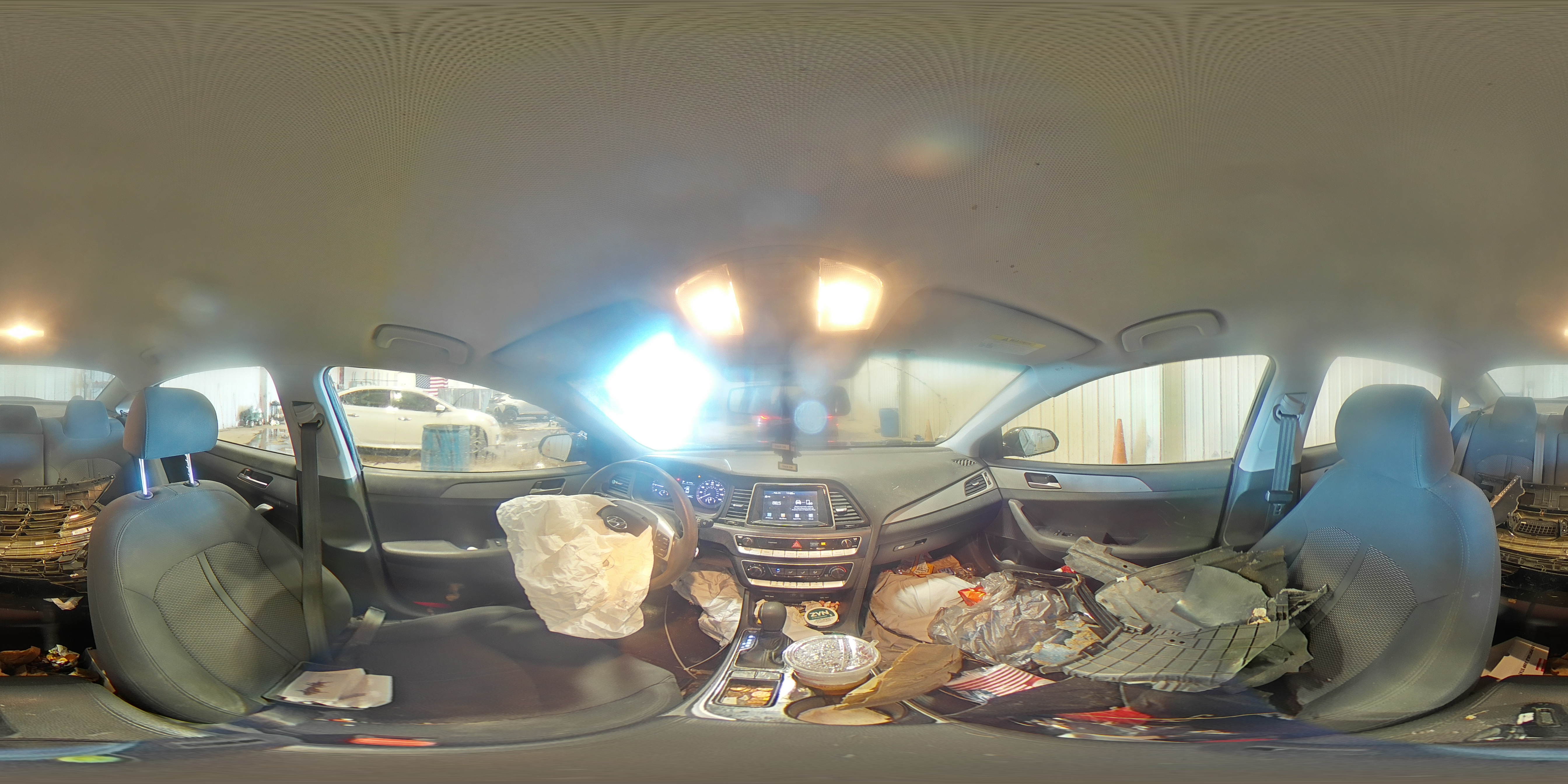2019 Hyundai Sonata VIN 5NPE24AF8KH743733 Copart auction photo, front end damage thumbnail 15