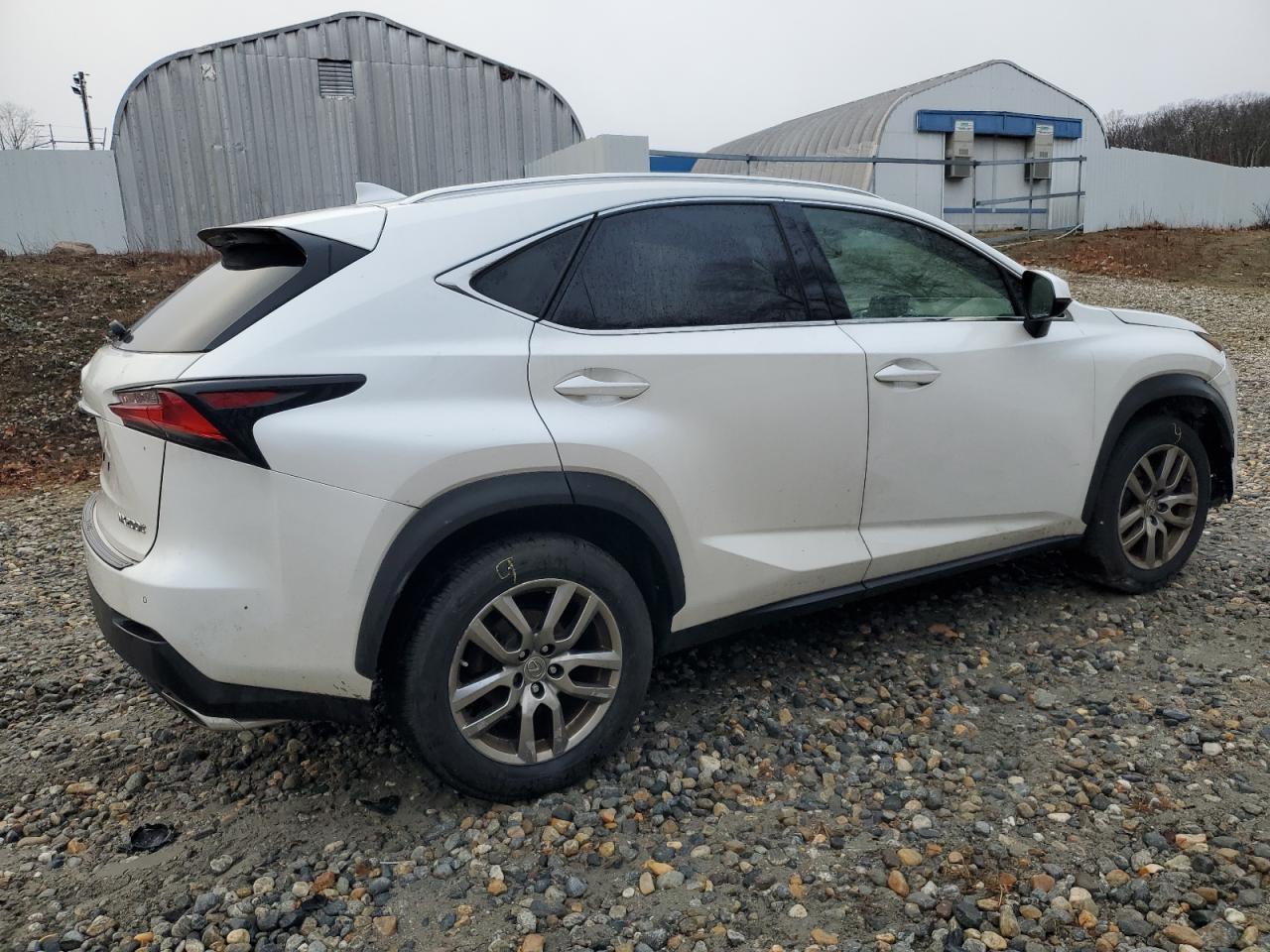 2015 Lexus NX VIN JTJBARBZ7F2013988 Copart auction photo, front end / side damage thumbnail 3