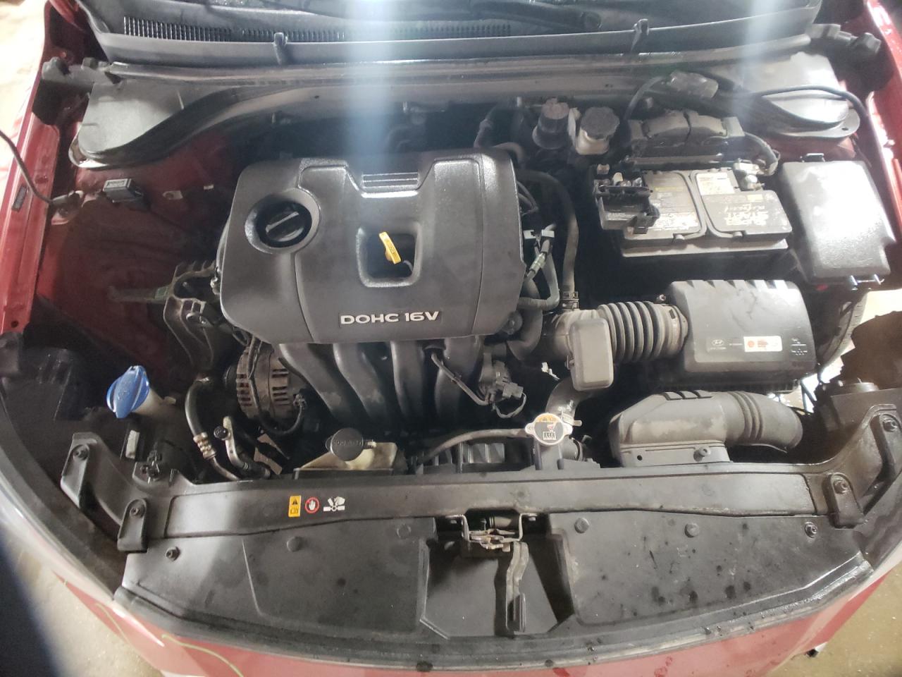 2017 Hyundai Elantra VIN 5NPD74LF4HH209650 Copart auction photo, front end / side damage thumbnail 11