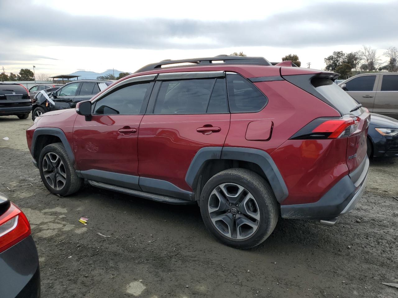 2019 Toyota RAV 4 VIN 2T3J1RFV2KW005899 Copart auction photo, water/flood damage thumbnail 2