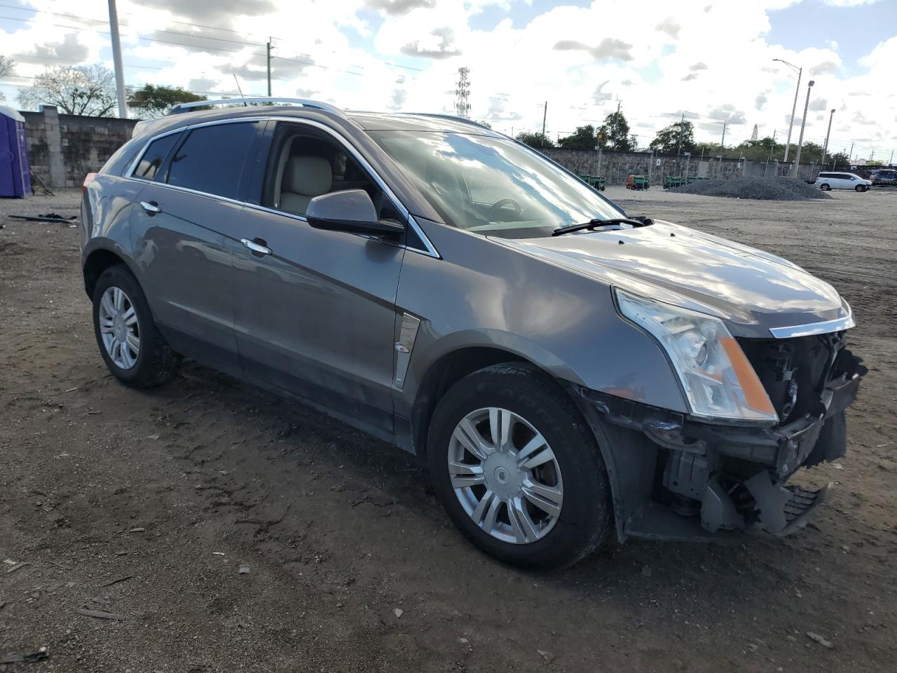 2011 Cadillac SRX VIN 3GYFNDEY7BS673925 Copart auction photo, front end damage thumbnail 4