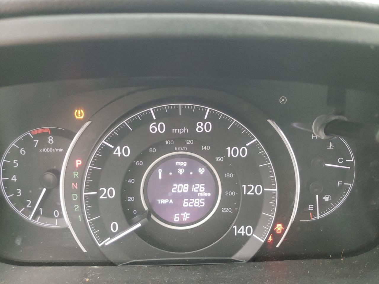 2014 Honda CR-V VIN 5J6RM4H70EL082266 Copart auction photo, front end damage thumbnail 9