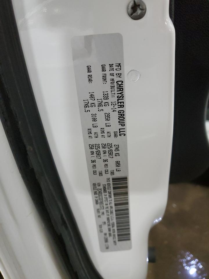 2015 Dodge Caravan VIN 2C4RDGCG5FR651572 Copart auction photo, front end damage thumbnail 15
