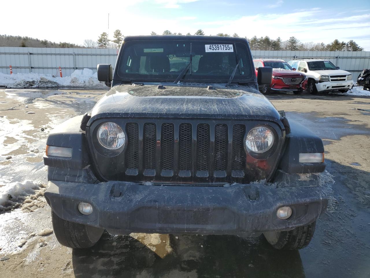 2019 Jeep Wrangler VIN 1C4HJXDN0KW691139 Copart auction photo, rear end damage thumbnail 5