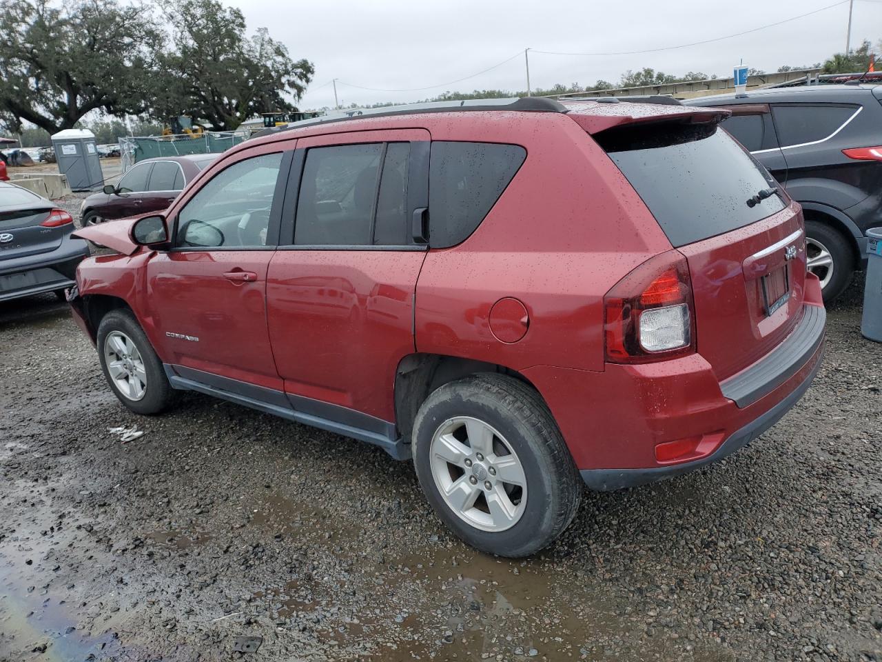 2017 Jeep Compass VIN 1C4NJCEB0HD182527 Copart auction photo, front end damage thumbnail 2