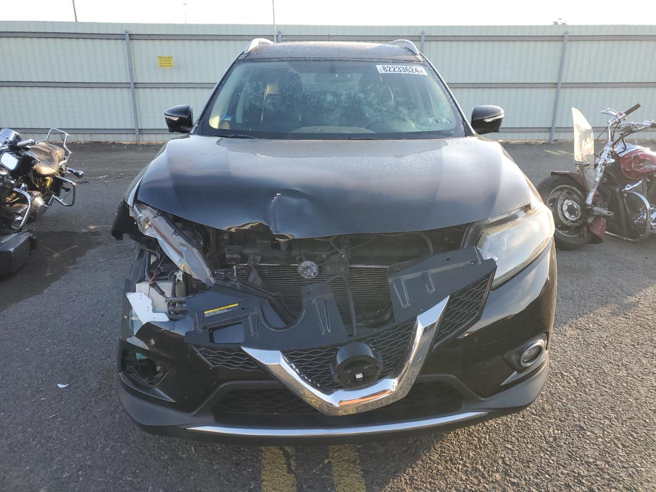 2014 Nissan Rogue VIN 5N1AT2MV0EC822179 Copart auction photo, front end damage thumbnail 5