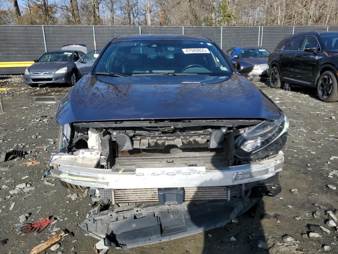 2019 Honda Accord VIN 1HGCV2F30KA011784 Copart auction photo, front end / rear end damage thumbnail 5
