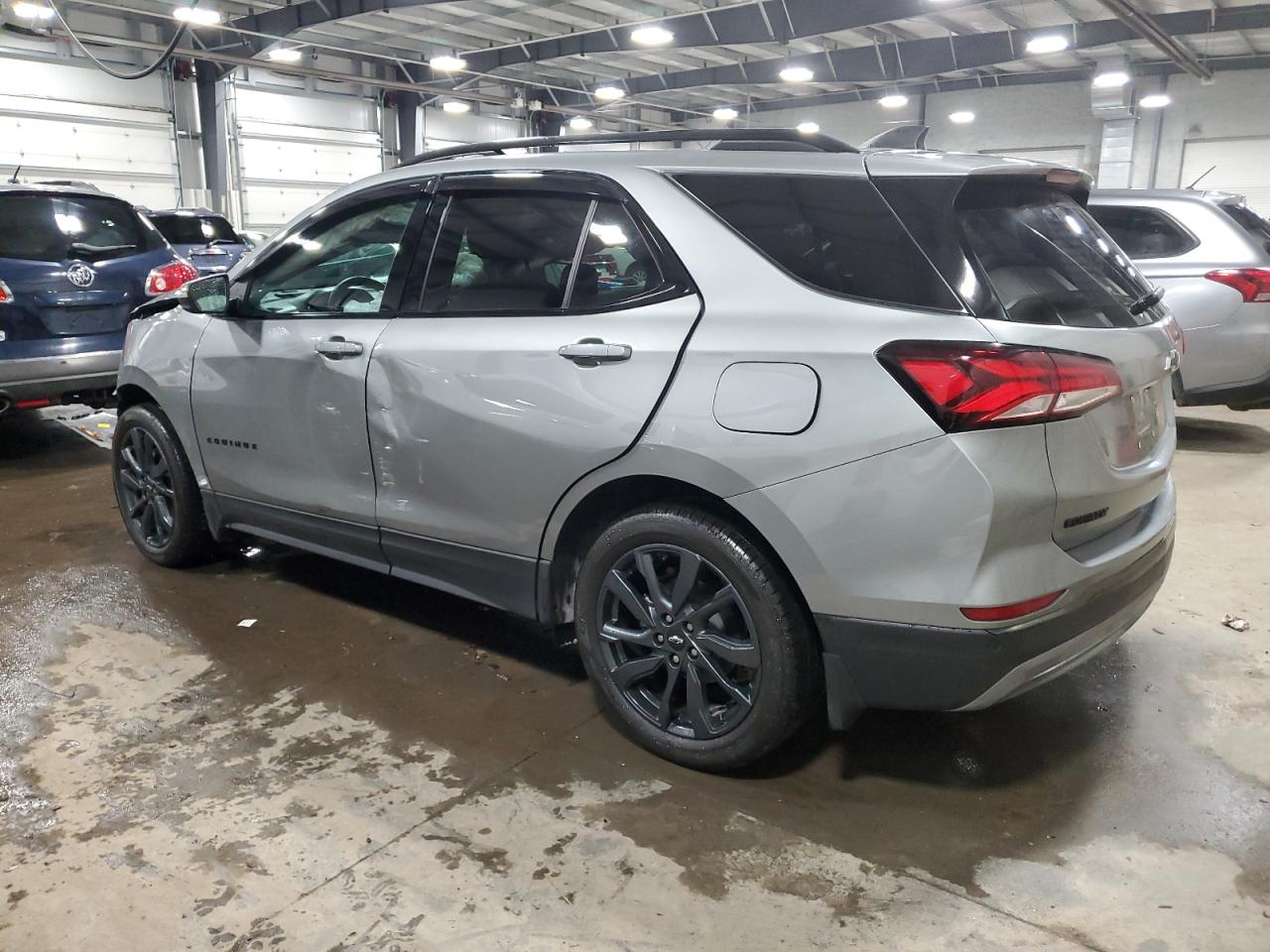 2023 Chevrolet Equinox VIN 3GNAXWEG7PS157222 Copart auction photo, front end / side damage thumbnail 2