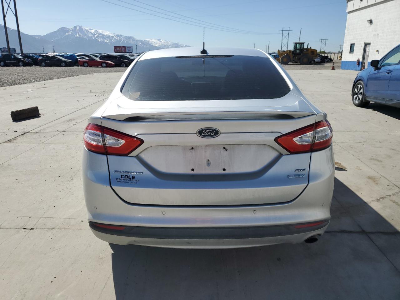 2014 Ford Fusion VIN 3FA6P0HD6ER268786 Copart auction photo, front end / side damage thumbnail 6