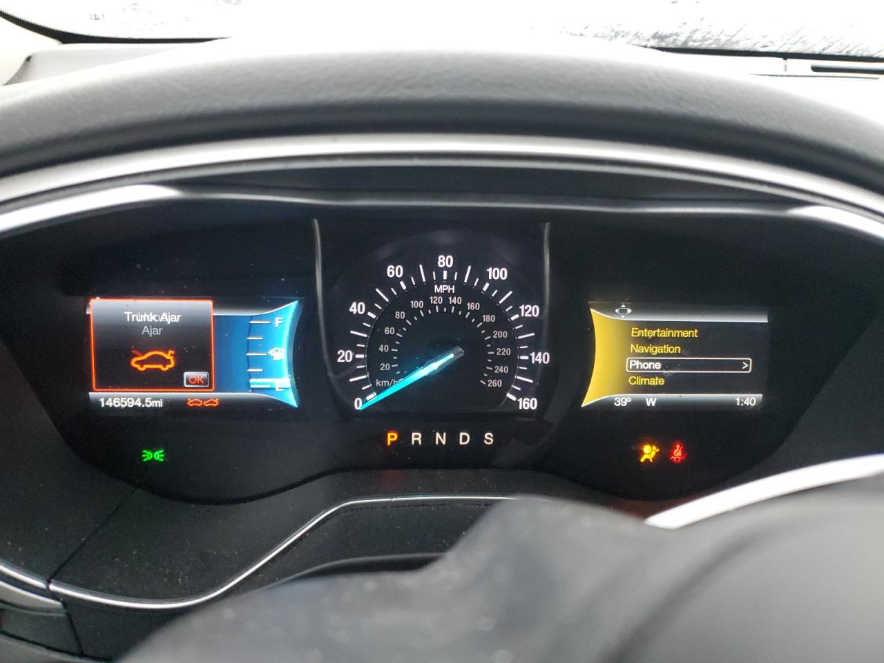 2015 Ford Fusion VIN 3FA6P0H70FR255799 Copart auction photo, rear end / minor dent/scratches damage thumbnail 9