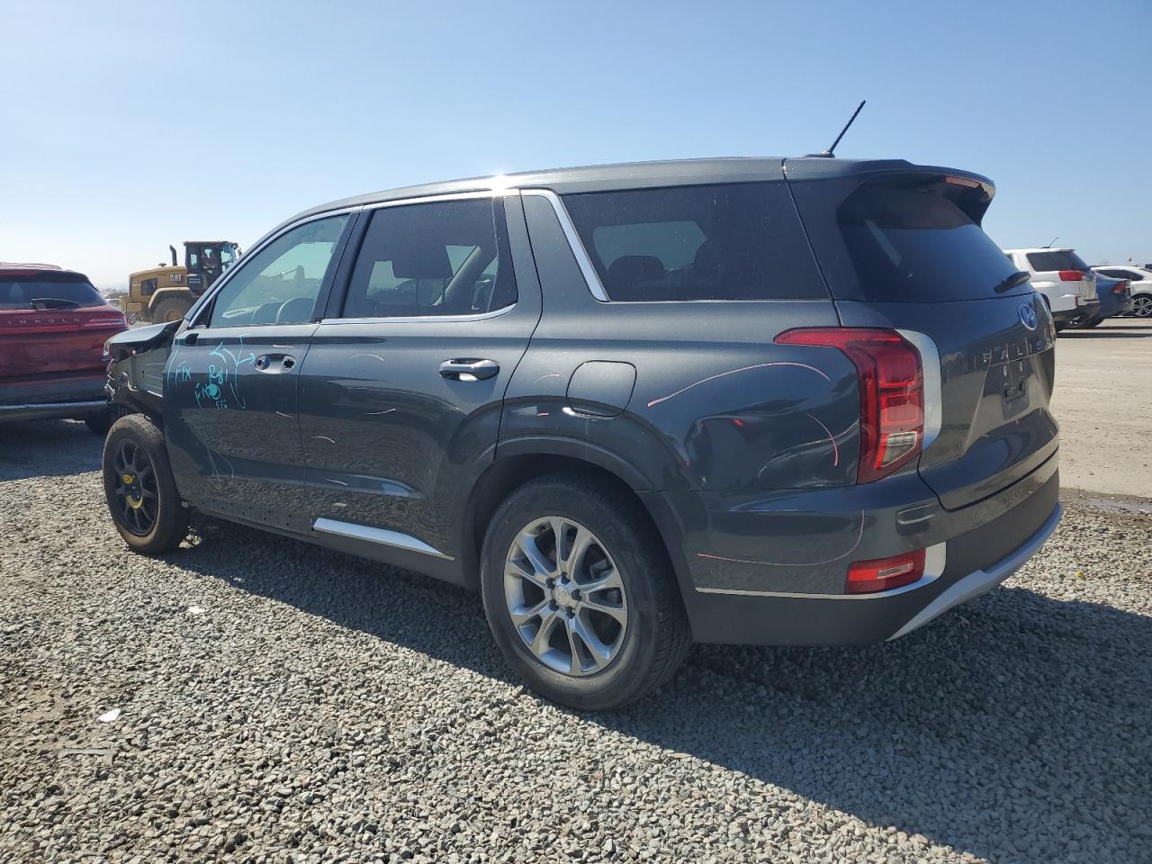 2022 Hyundai Palisade VIN KM8R14HE0NU457107 Copart auction photo, front end damage thumbnail 2
