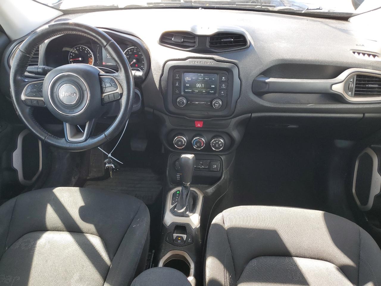 2017 Jeep Renegade VIN ZACCJBBB0HPE43856 Copart auction photo, front end / side damage thumbnail 8