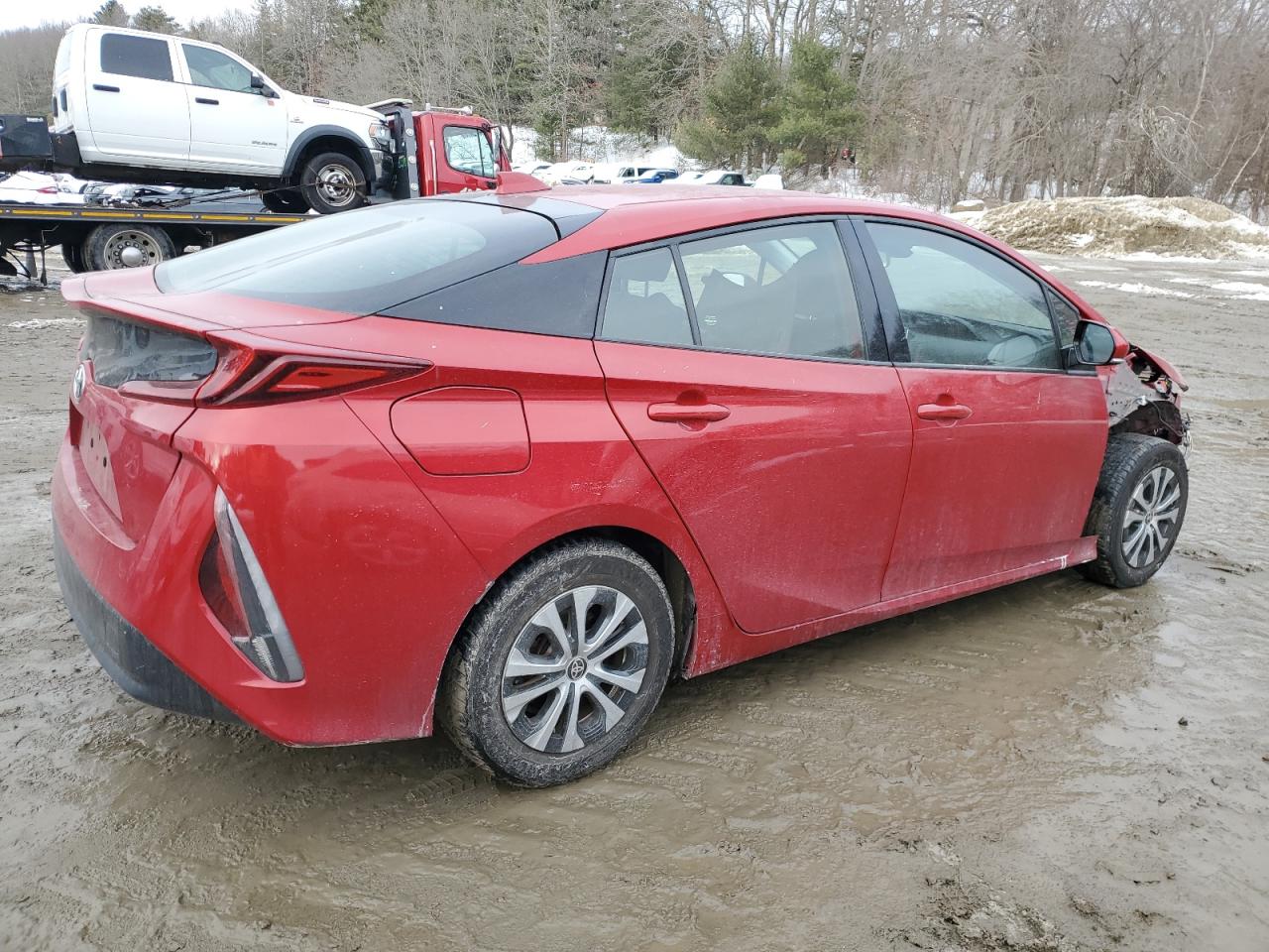 2020 Toyota Prius VIN JTDKARFP1L3158834 Copart auction photo, front end / minor dent/scratches damage thumbnail 3
