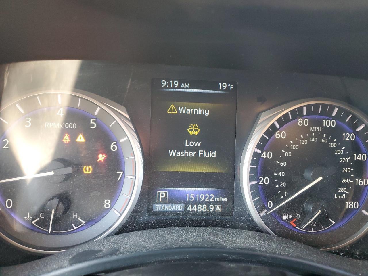 2016 Infiniti Q50 VIN JN1CV7AP7GM201662 Copart auction photo, all over damage thumbnail 9