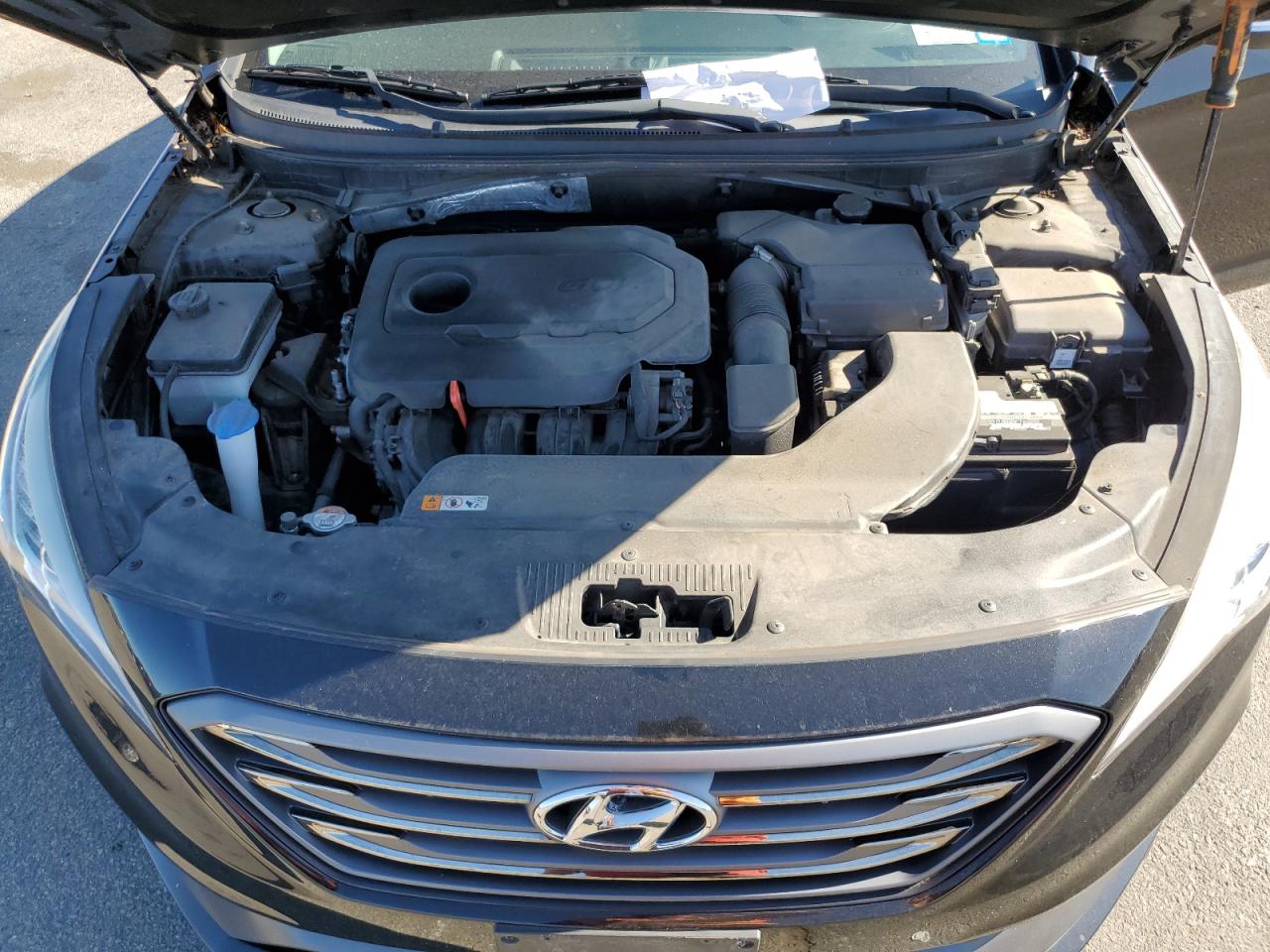 2015 Hyundai Sonata VIN 5NPE34AF9FH228923 Copart auction photo, side / rear end damage thumbnail 11